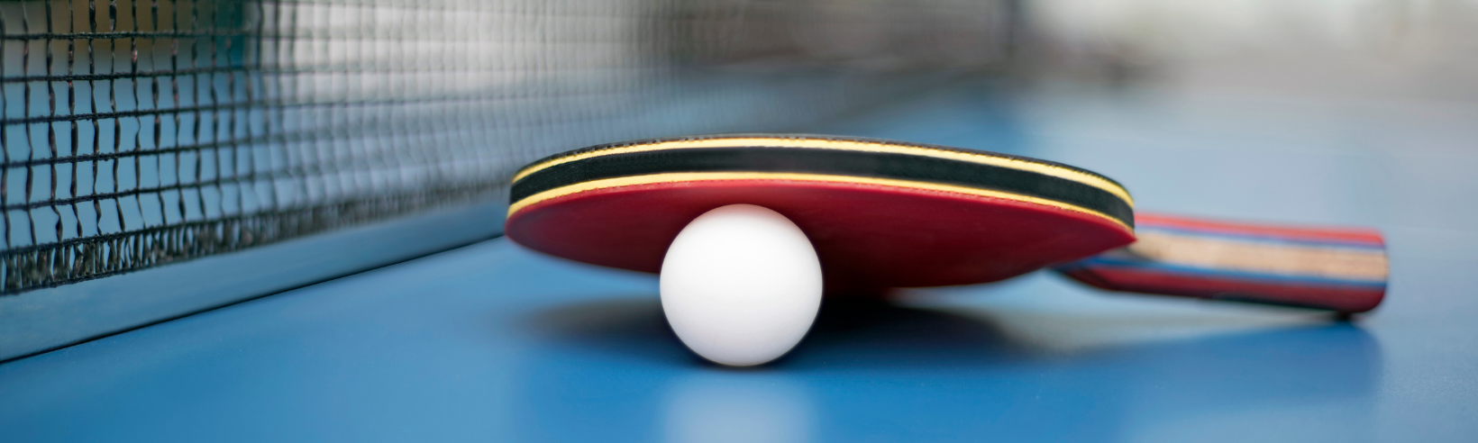 Table Tennis ball and racquet